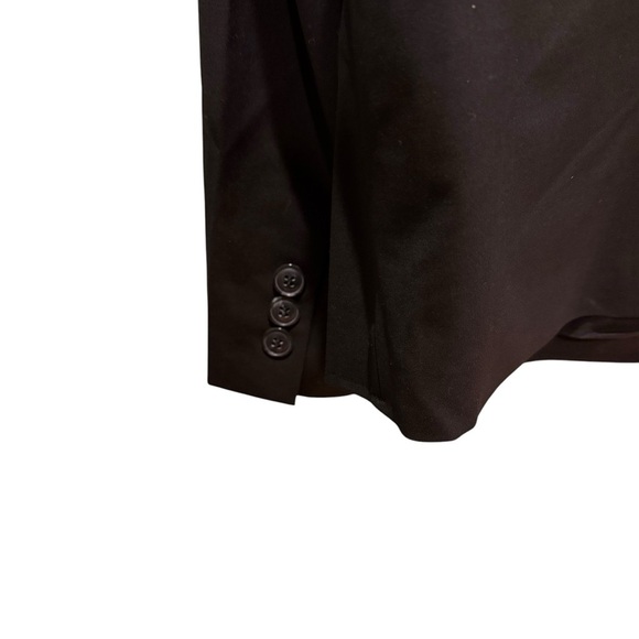 The Limited Womens Black One Button Blazer Size 18 Lined Stretch Career - Picture 7 of 12